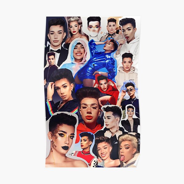 James Charles Sisters Aesthetic Collage Edit Poster RB0202 product Offical james charles Merch