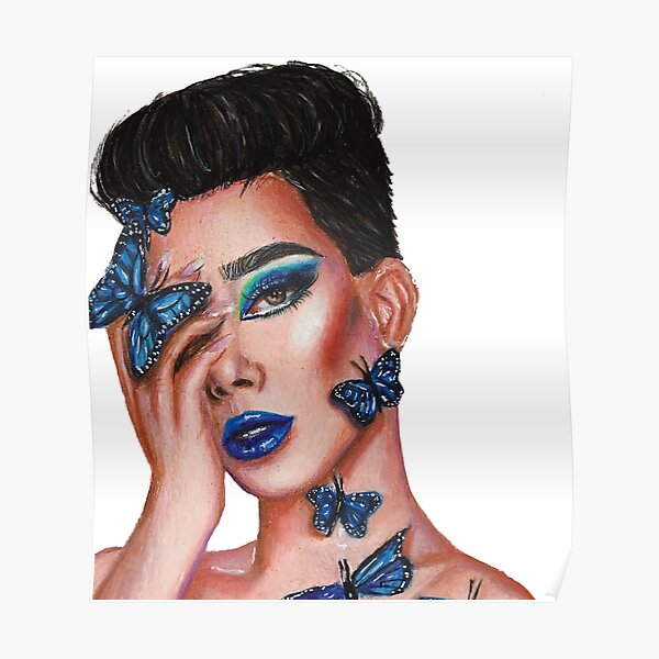 James Charles: Butterfly Poster RB0202 product Offical james charles Merch