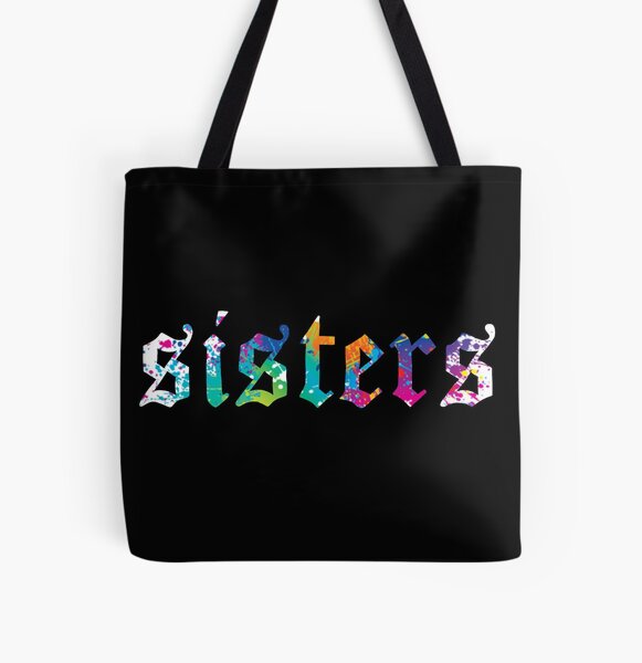 James Charles - Sisters Paint Splatter (Black)  All Over Print Tote Bag RB0202 product Offical james charles Merch