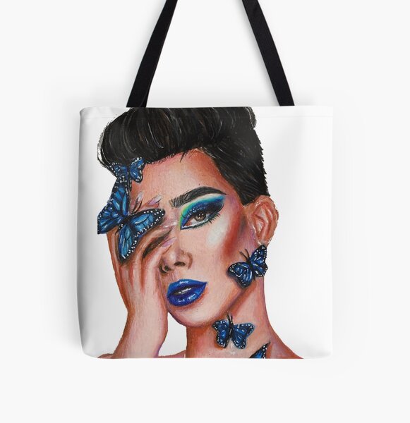 James Charles: Butterfly All Over Print Tote Bag RB0202 product Offical james charles Merch