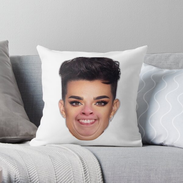 James Charles Meme Throw Pillow RB0202 product Offical james charles Merch