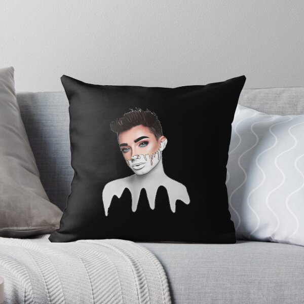James Charles// drip Throw Pillow RB0202 product Offical james charles Merch