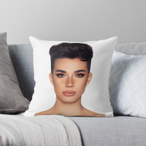 james charles Throw Pillow RB0202 product Offical james charles Merch