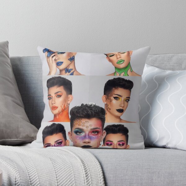 james charles x morphe Throw Pillow RB0202 product Offical james charles Merch