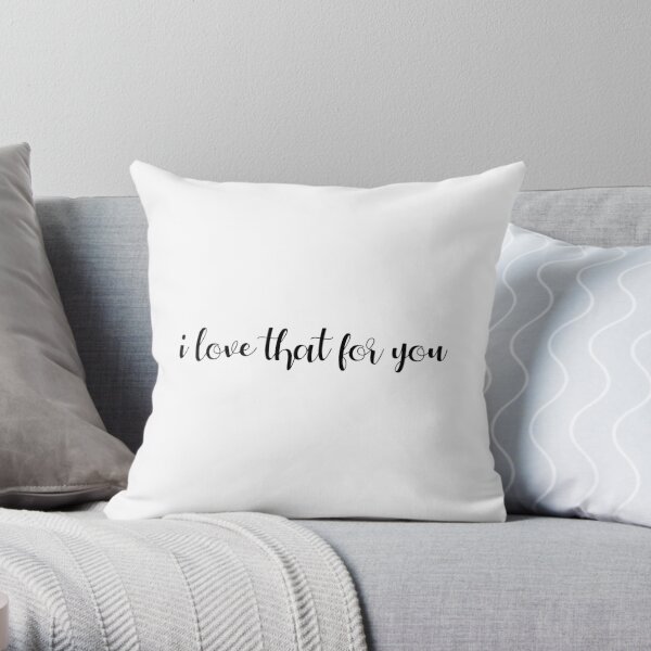 James Charles 'i love that for you' Throw Pillow RB0202 product Offical james charles Merch