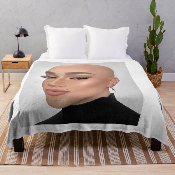 James Charles Bald Throw Blanket RB0202 product Offical james charles Merch