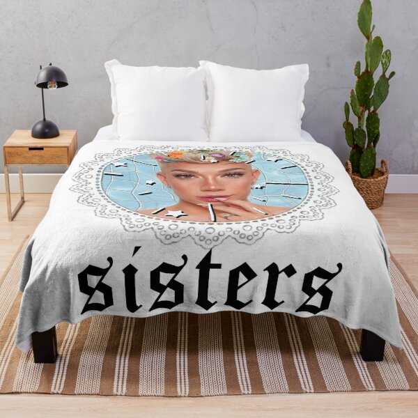 James Charles Sisters Throw Blanket RB0202 product Offical james charles Merch
