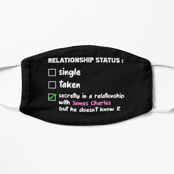Relationship with James Charles | Funny TikTok Celebrity Flat Mask RB0202 product Offical james charles Merch